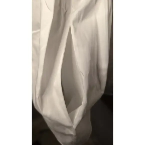 Adam lippes Poplin striped brown short sleeve blouse shirt 12 - Picture 8 of 11